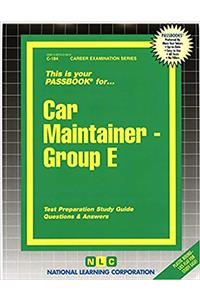Car Maintainer, Group E