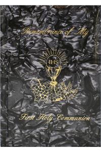 Remembrance of My First Holy Communion-Boy-Black Pearl