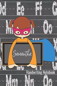 Handwriting Notebook Samantha