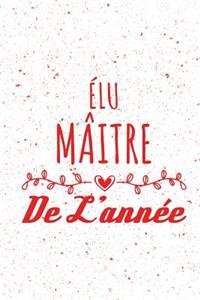 Élu Mâitre de l'Année