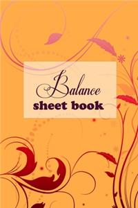 Balance Sheet Book