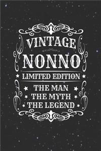 Vintage Nonno Limited Edition The Man Myth The Legend