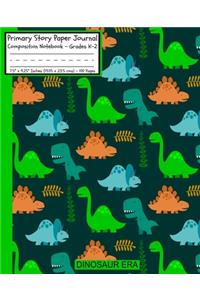 Dinosaur Era Primary Story Paper Journal