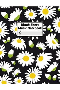 Blank Sheet Music Notebook