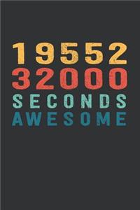 1 955 232 000 Seconds Awesome