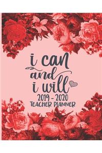 2019 - 2020 Teacher Planner - I Can and I Will