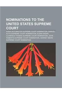 Nominations to the United States Supreme Court