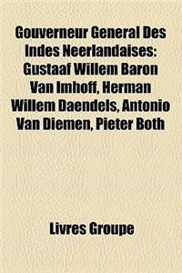 Gouverneur Gnral Des Indes Nerlandaises