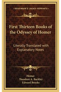 First Thirteen Books of the Odyssey of Homer