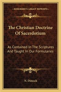 Christian Doctrine of Sacerdotium