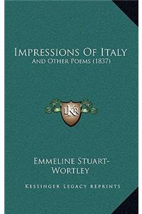 Impressions Of Italy