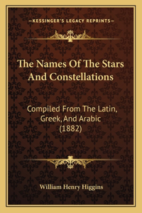 Names Of The Stars And Constellations