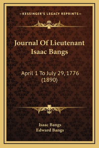 Journal Of Lieutenant Isaac Bangs