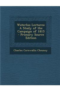 Waterloo Lectures