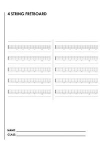 4 String Fretboard