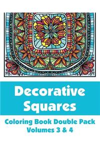 Decorative Squares Coloring Book Double Pack (Volumes 3 & 4)