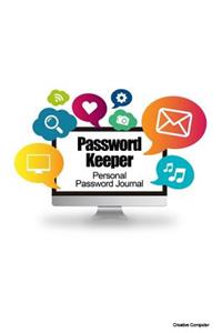 Password Keeper: Personal Password Journal - Creative Computer