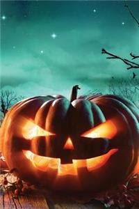 Jack-O-Lantern by Moonlight Notebook