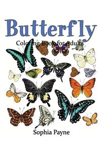 Butterfly Coloring Book for Adults