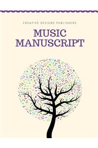 Music Manuscript - 8 Staves