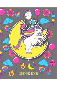 Sticker Book Girls 8