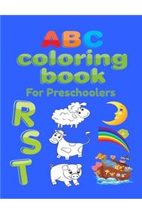 ABC Coloring Book For Preschoolers