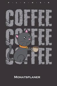 Kaffee mit Tasse Kaffee Monatsplaner