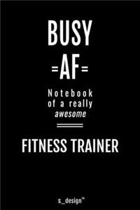 Notebook for Fitness Trainers / Fitness Trainer