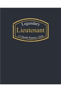 Legendary Lieutenant, 12 Month Planner 2020