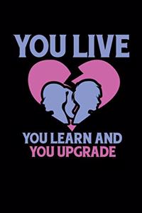 Divorce Notebook You Live You Learn And You Upgrade
