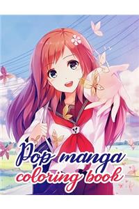 Pop Manga Coloring Book