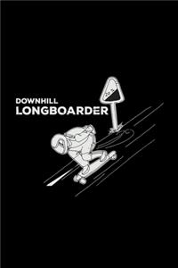 Downhill longboarder