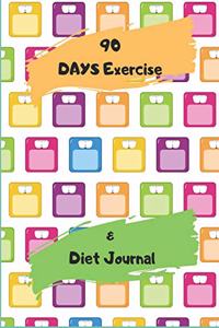 90 Days Exercice and Diet Journal