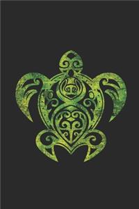 Tribal Turtle Color Splash