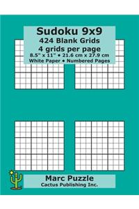 Sudoku 9x9 - 424 Blank Grids