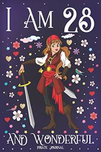 Pirate Journal I am 28 and Wonderful