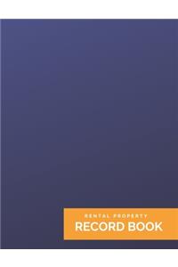 Rental Property Record Book