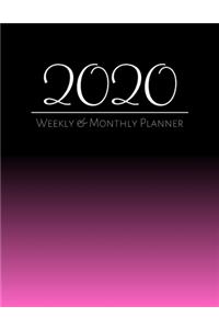 2020 Weekly & Monthly Planner