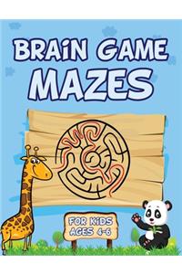 Brain Game Mazes For Kids Ages 4-6