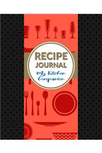 Recipe Journal My Kitchen Companion