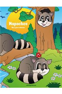 Mapaches libro para colorear 1