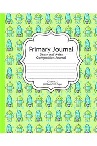 Primary Journal: Draw and Write Composition Journal. Grades K-2