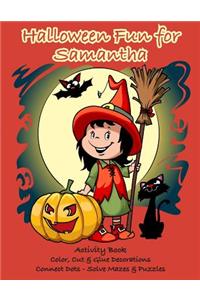 Halloween Fun for Samantha Activity Book