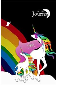 Dot Grid Journal: Unicorn Superhero Dotted Notebook and Planner: Bullet Pages & Sketch Book Diary