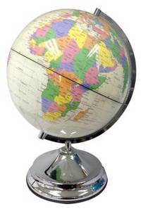 Insight Guides Globe Metal Antique Illuminated
