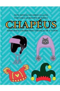 Livro para colorir para crianças de 4-5 anos (Chapéus)