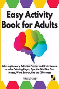 Easy Activity Book for Adults