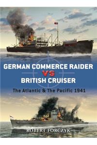 German Commerce Raider vs British Cruiser
