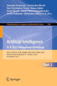 Artificial Intelligence. ECAI 2023 International Workshops