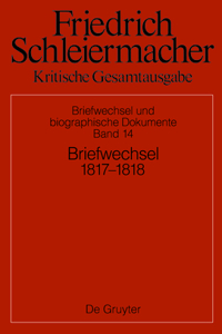 Briefwechsel 1817-1818
